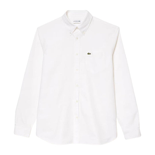 Camicia Uomo Lacoste Oxford Bianco