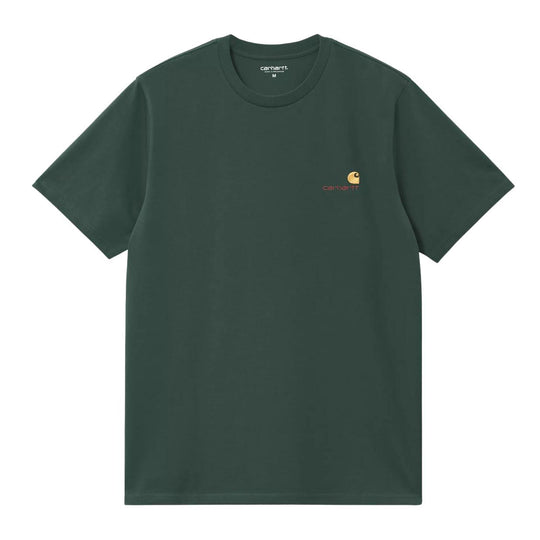 T-Shirt Uomo Carhartt Wip S/S American Script Verde