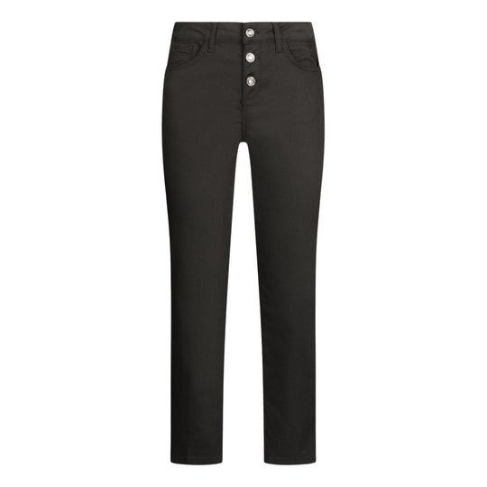 Women's Liu-Jo Cropped High Waist Pants Black