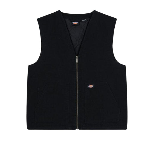 Men's Dickies Duck Canvas Vest Black