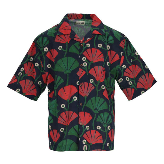 Camicia Uomo Madson Bowling Fantasia Blu