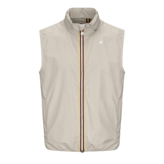 Gilet Uomo K-Way Valen Stretch Dot Beige