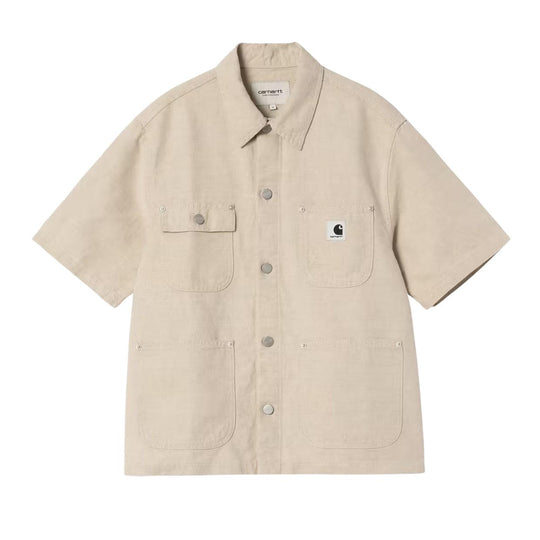 Camicia Donna Carhartt WIP W' S/S Michigan Beige