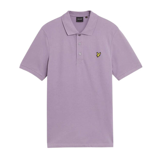 Polo Uomo Lyle & Scott Logo Lilla