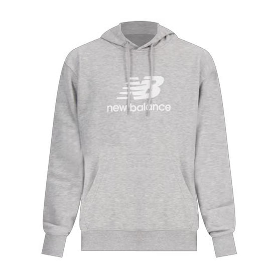 Felpa Uomo New Balance Essential Crew Grigio Melange