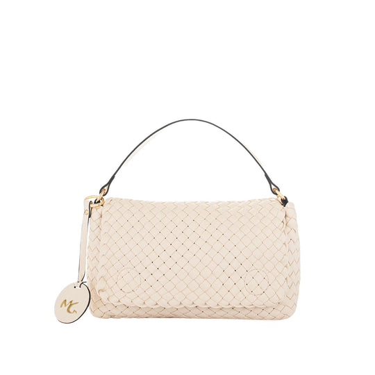 Pochette Donna Manila Grace Intrecciata Avorio