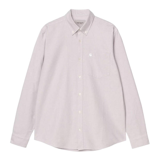 Camicia Uomo Carhartt WIP L/S C-Logo Rosa