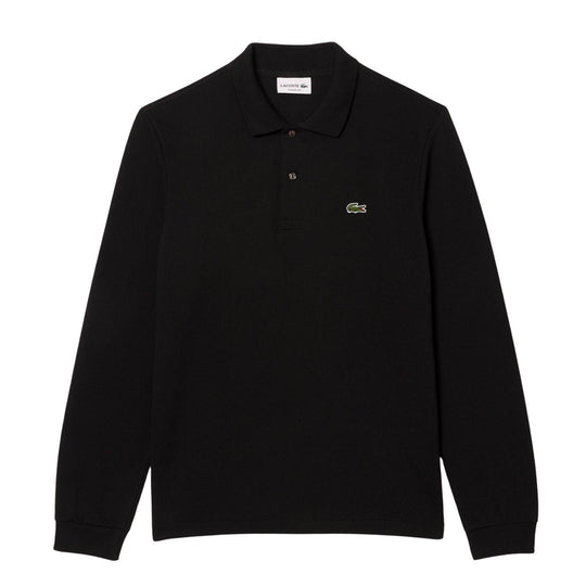 Polo Lacoste Classic Fit Maniche Lunghe Nero