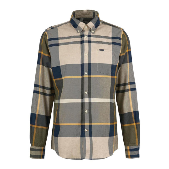 Camicia Uomo Barbour Dunoon Beige / Verde / Blu