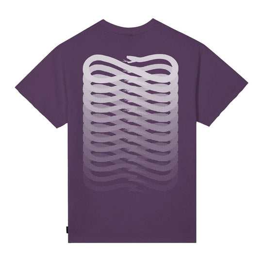T-shirt Herren Propaganda Ribs Klassisch Violett