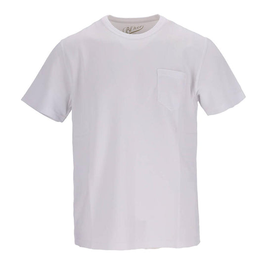 T-shirt Uomo Bl'ker Orchard Piquet Bianco