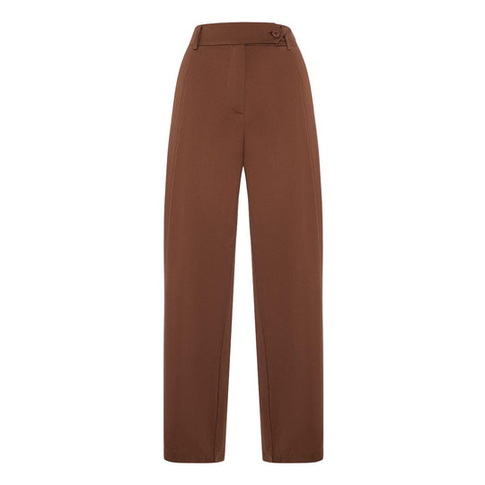 Pantalone Donna Manila Grace Con Cinta Alta Cacao