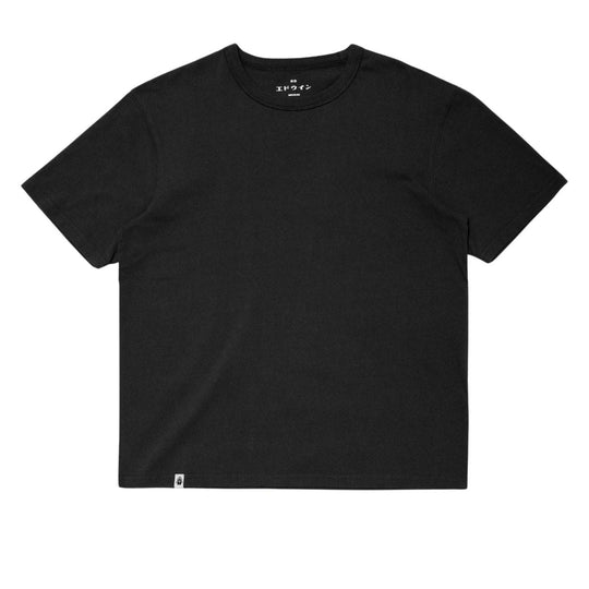 T-Shirt Uomo Edwin Basic Crop Nero