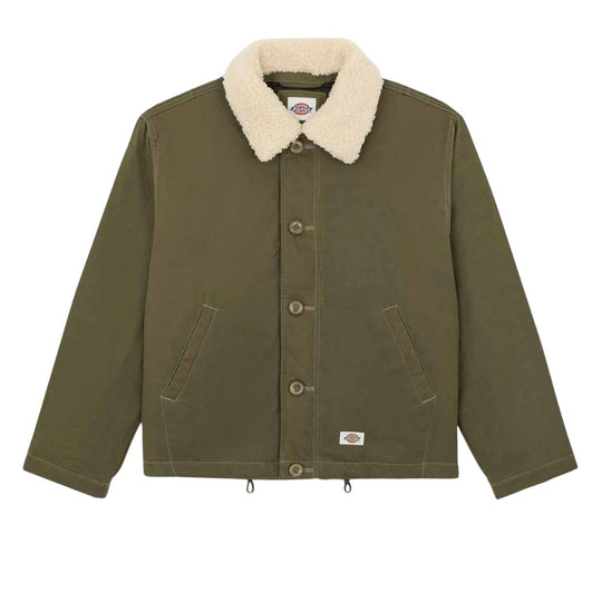Giubbino Uomo Dickies Eisenhower/Sangrey Wax JKT Verde