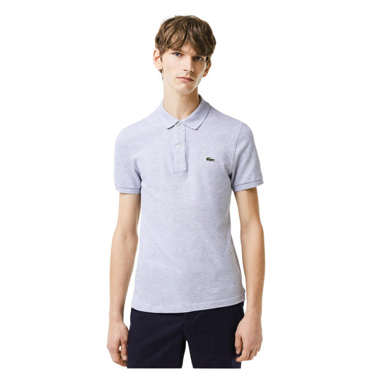 Men's Lacoste Polo Slim Fit Grey Chine (CCA)