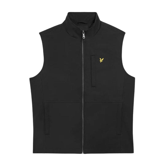 Herrenweste Lyle & Scott Softshell Schwarz