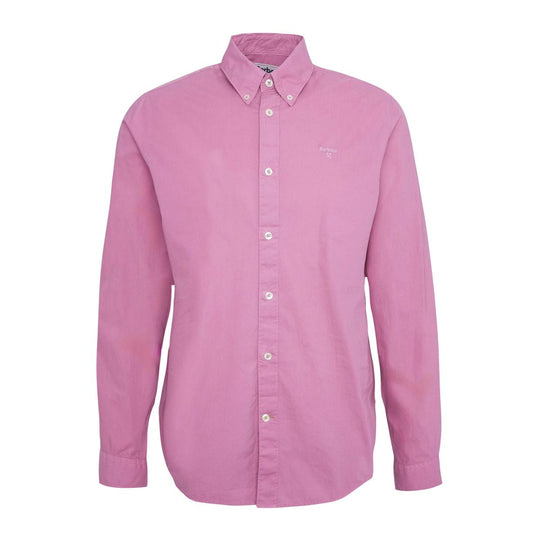 Camicia Uomo Barbour Tinta In Capo Rosa