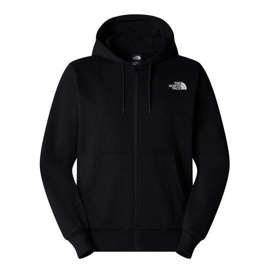 Felpa Uomo The North Face Simple Dome Full Zip Nero
