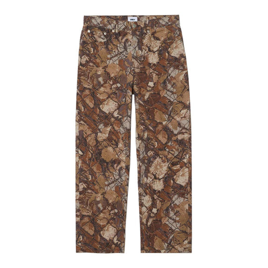 Jeans Uomo Obey Classic Baggy Denim Fence Camo