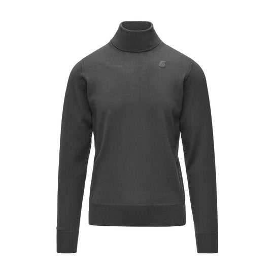 Maglione Uomo K-Way Henry Merino Grigio Scuro