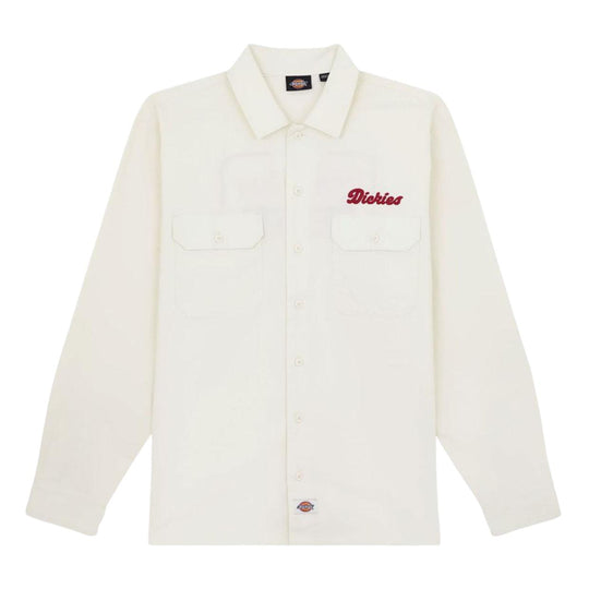 Camicia Uomo Dickies Lewistown Beige / Rosso