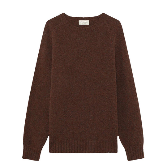 Maglia Uomo Roy Roger'S Crew Man Shetland Ruggine
