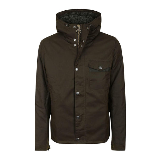 Giubbino Uomo Barbour International Kevlar Wax Verde Oliva