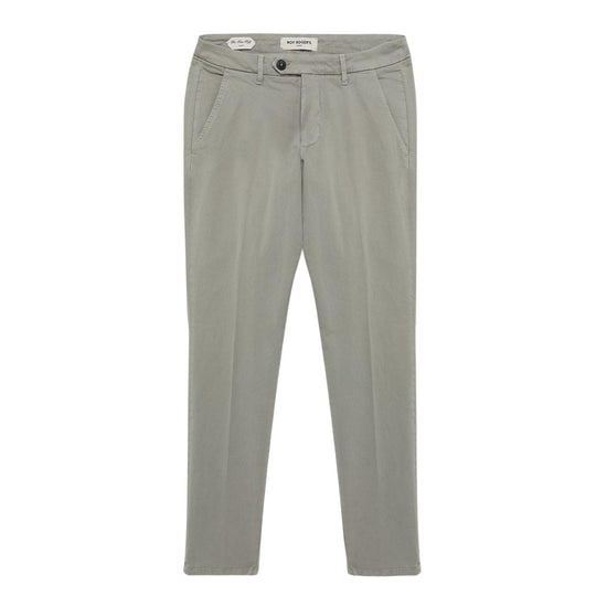 Pantalone Uomo Roy Roger'S New Rolf Chino Regular Grigio Chiaro