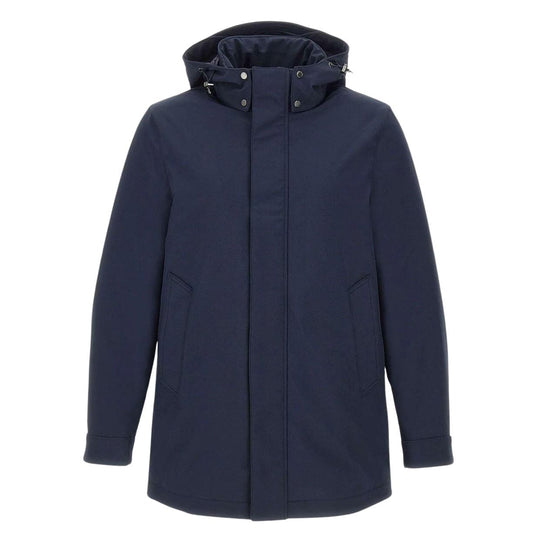 Giubbino Uomo Woolrich Barrow Mac Softshell Blu