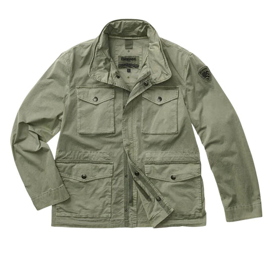 Giubbino Uomo Blauer Field Jacket Verde