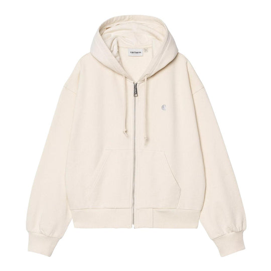Damen-Sweatshirt Carhartt WIP W' Kapuzen-Casey Weiß Creme