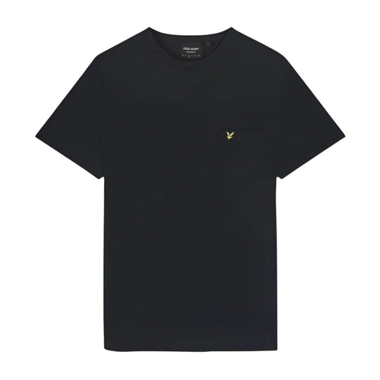 T-shirt Uomo Lyle & Scott Piquet Pocket Blu