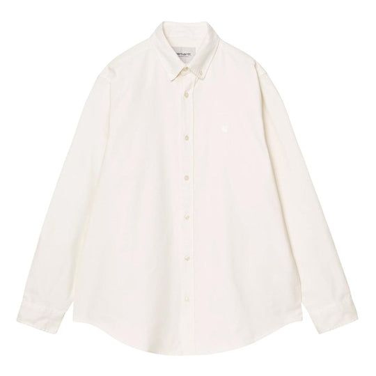 Camicia Uomo Carhartt Wip L/S Bolton Shirt Bianco