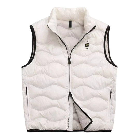 Herrenweste Blauer Danny Weiß