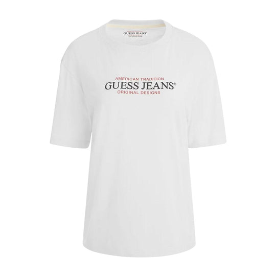 Women's T-shirt Guess American Tradition White