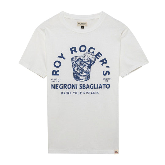 Men's T-shirt Roy Roger's Negroni White Print