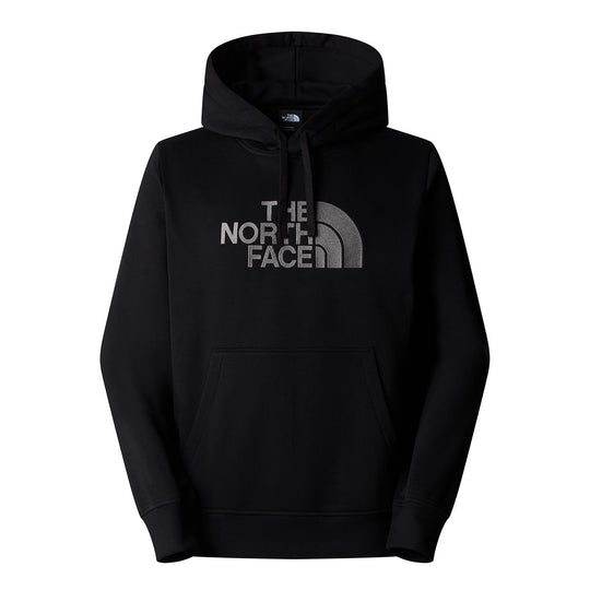Felpa Uomo The North Face M Drew Peak Pullover Hoodie Nero/Grigio