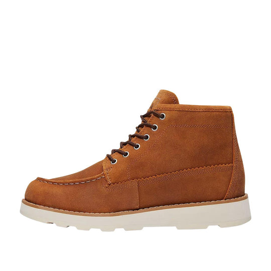 Scarpa Uomo Timberland Britton Mills Mid Chukka Boot Arancio Scamosciato