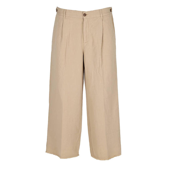 Pantalone Uomo Madson Taglio Vivo Fondo 27 Sabbia