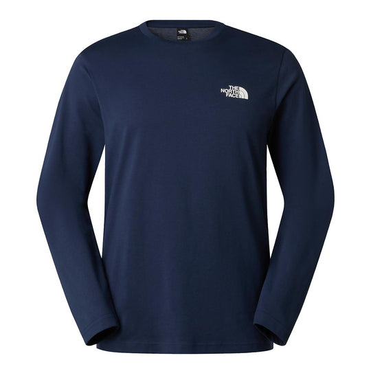 T-shirt Uomo Maniche Lunghe The North Face Simple Dome Blu