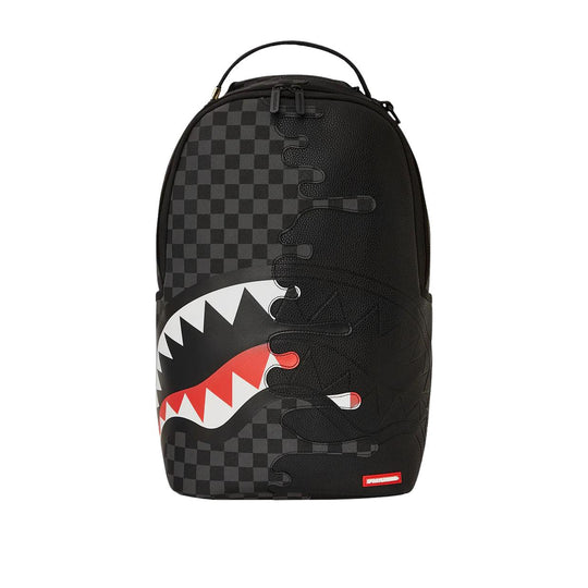Sprayground Unfinished Shark Backpack Black Multicolor