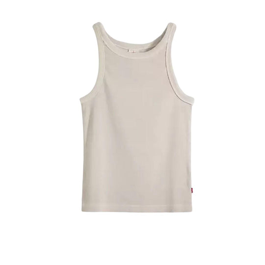 Canotta Donna Levi'S Essential Racer Bianco