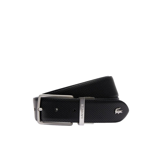 Cintura Uomo Lacoste Double Face Blu Scuro
