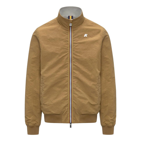 Giubbino Uomo K-Way Arsene Cotton Reversible Biscotto/Ghiaccio