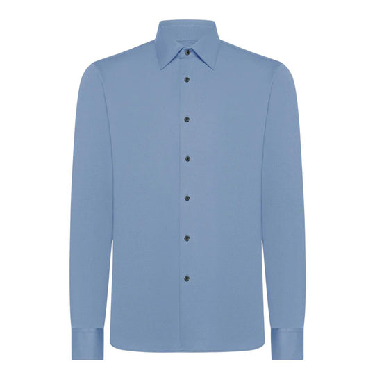 Men's Shirt RRD Oxford Jacquard Light Blue