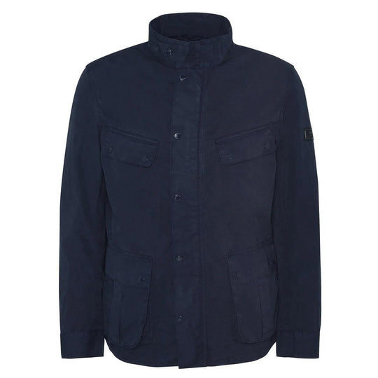 Heren Jas Barbour International Casual Duke Blauw