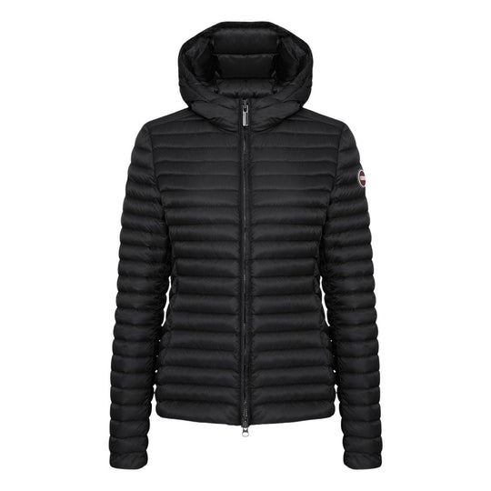 Piumino Donna Colmar Leggero Cappuccio Nero