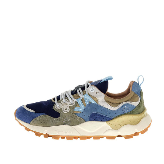 Sneakers Uomo Flower Mountain Yamano 3 Blu/Sabbia