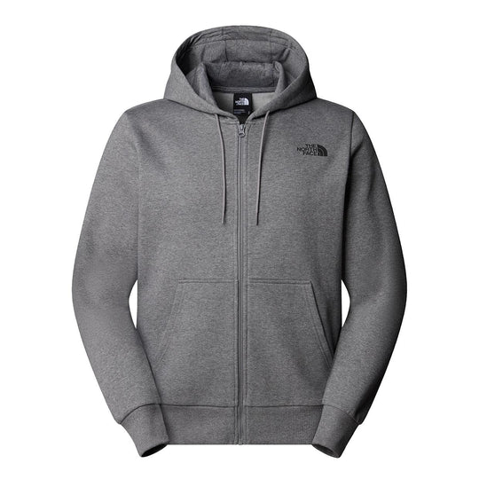 Felpa Uomo The North Face Simple Dome Full Zip Grigio