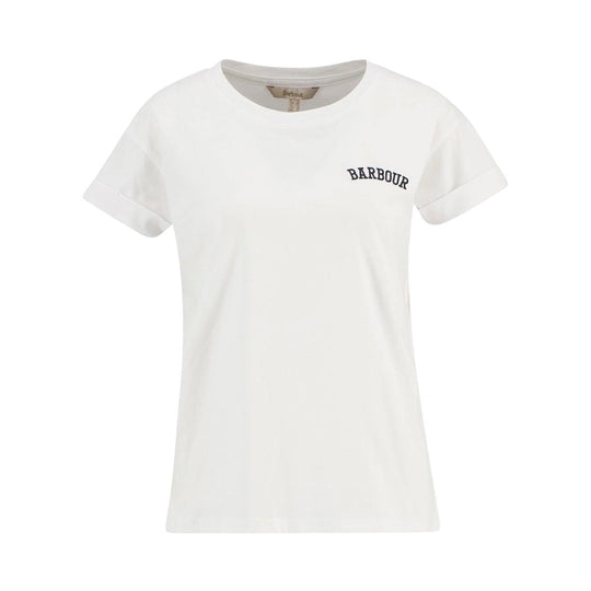 T-Shirt Donna Barbour Bede Bianco
